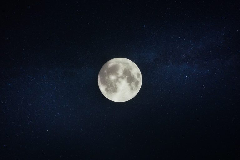 moon and night sky
